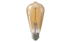 LED Лампочка CLASIC AMBER ST64 E27/10W/230V 2200K - Brilagi