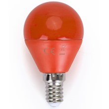 LED Лампочка G45 E14/4W/230V оранжевий - Aigostar 100003OFY