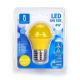 LED Лампочка G45 E27/4W/230V жовтий - Aigostar
