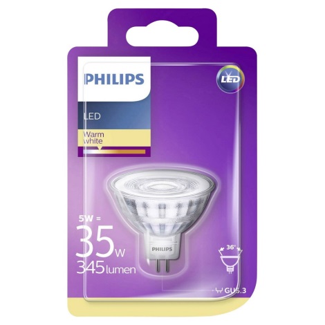 LED Лампочка Philips GU5,3/5W/12V 2700K