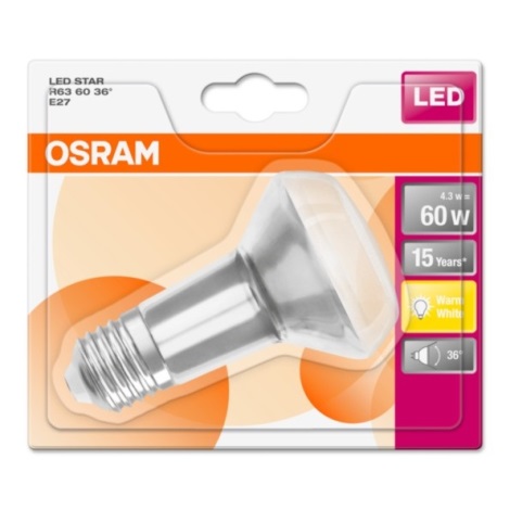 LED Лампочка STAR E27/4,3W/230V 2700K - Osram