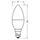 LED Лампочка з переробленого пластику B40 E14/4,9W/230V 4000K - Ledvance