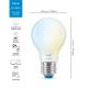 LED лампочка з регулюванням яскравості A60 E27/7W/230V 2700-6500K CRI 90 Wi-Fi – WiZ