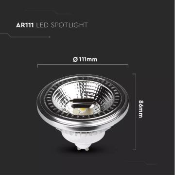 LED Лампочка з регулюванням яскравості AR111 GU10/12W/230V 4000K