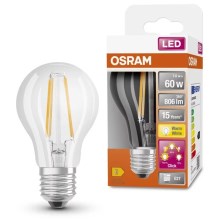 LED лампочка з регулюванням яскравості VINTAGE A60 E27/7W/230V 2700K - Osram