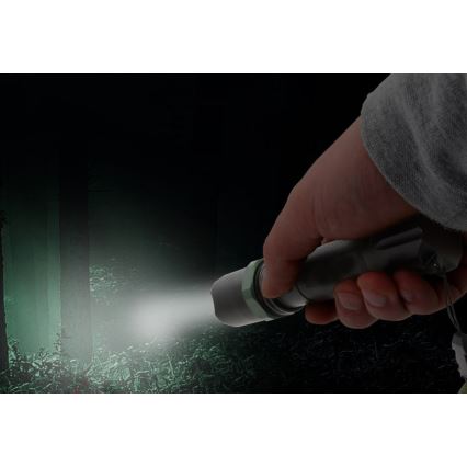 LED Ліхтар LED/3W/3xAAA IP44 чорний