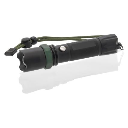 LED Ліхтар LED/3W/3xAAA IP44 чорний