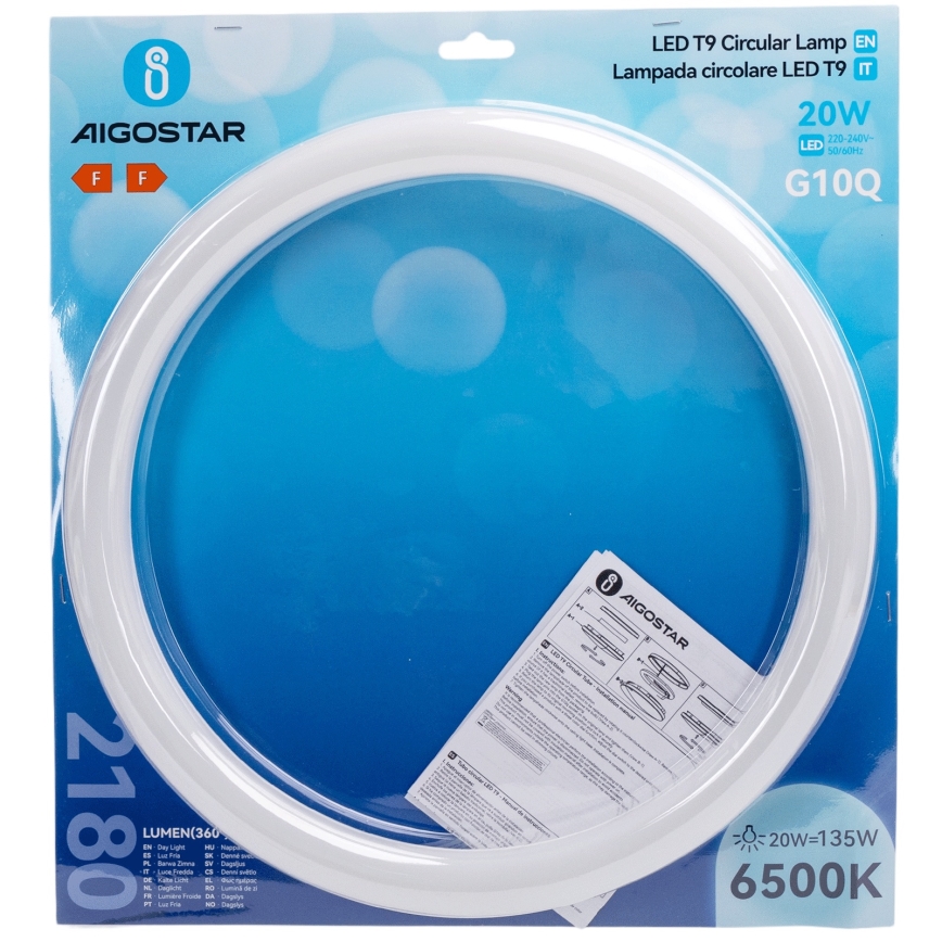 LED-люмінесцентна трубка G10q/20W/230V 6500K - Aigostar