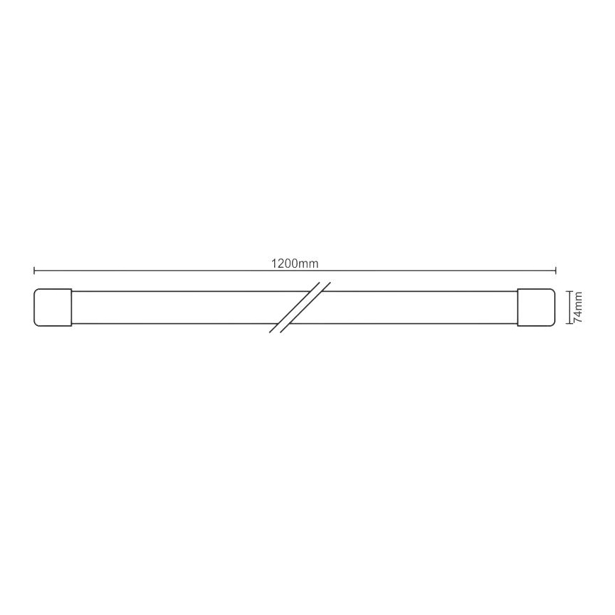 LED Люмінесцентний світильник LED/36W/230V 4000K 120 см