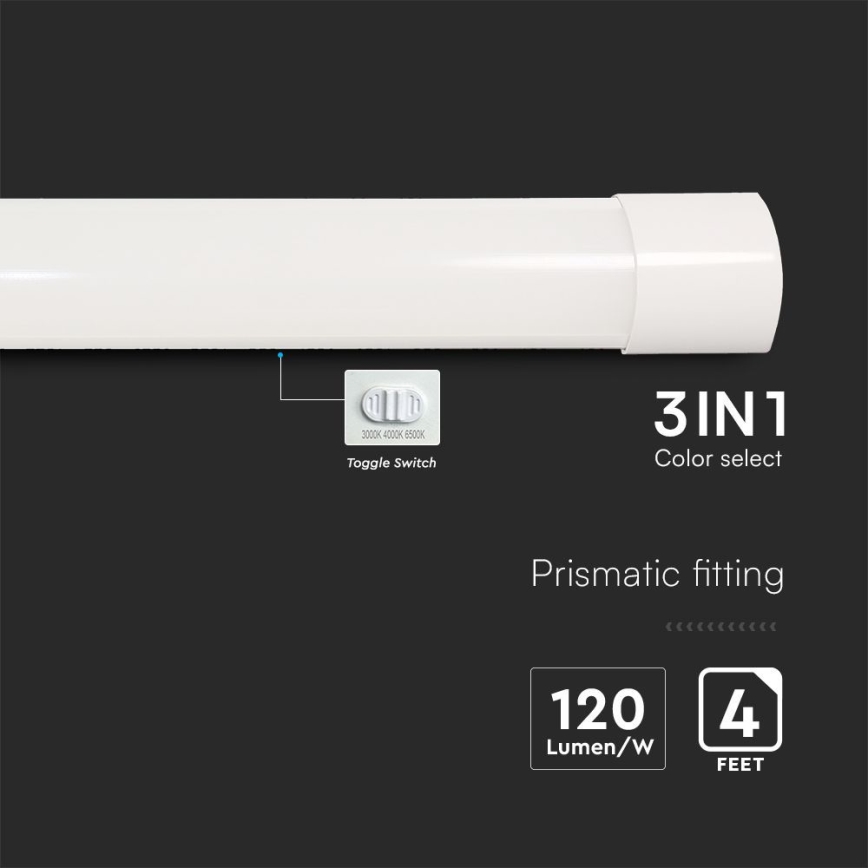 LED Люмінесцентний світильник LED/40W/230V 3000/4000/6500K 116 см