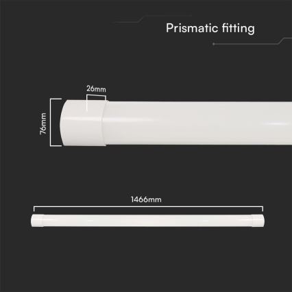 LED Люмінесцентний світильник LED/50W/230V 3000/4000/6500K 146 см