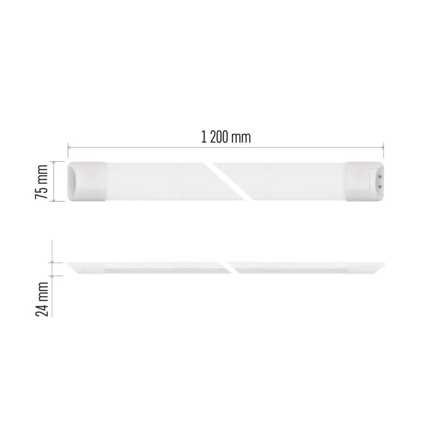 LED Люмінесцентний світильник MINO LED/40W/230V 4000K 120 см