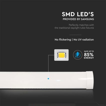 LED Люмінесцентний світильник SAMSUNG CHIP LED/40W/230V 3000K 120 см