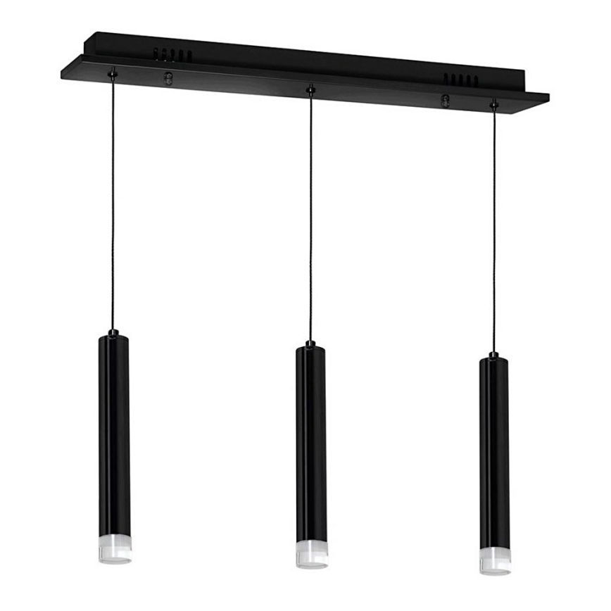 LED Люстра на мотузці CARBON 3xLED/15W/230V