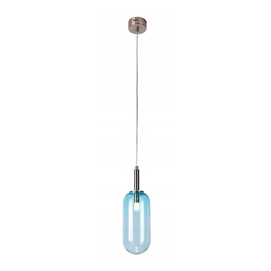 LED Люстра на мотузці FIUGGI LED/6W/230V синя