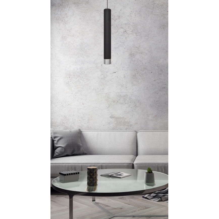 LED Люстра на мотузці TUBA 1xGU10/4,8W/230V