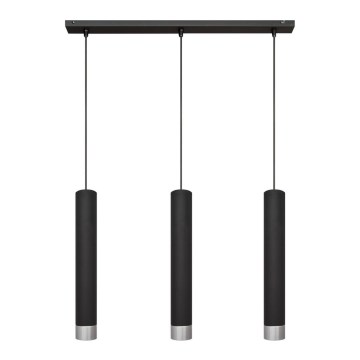 LED Люстра на мотузці TUBA 3xGU10/4,8W/230V