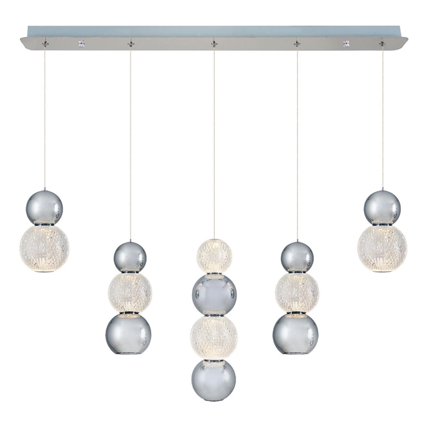 LED Люстра на проводе CREMONA LED/27W/230V 3000K матовый хром