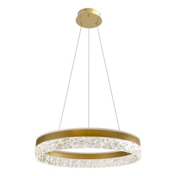 LED Люстра на проводі FROZI LED/32W/230V диаметр 50 см золота