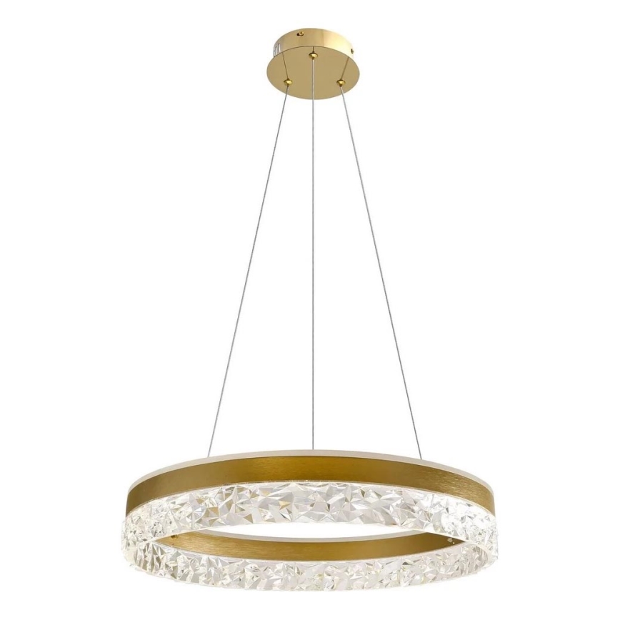 LED Люстра на проводі FROZI LED/32W/230V диаметр 50 см золота