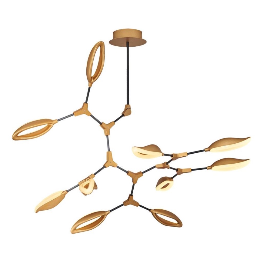 LED люстра на штанге ASTI 10xLED/7W/230V 3000K золотая