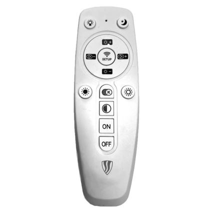LED з регулюванням яскравості кришталева люстра на штанзі LED/80W/230V 3000-6500K золотий + пульт дистанційного керування