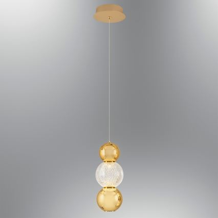 LED Люстра на тросах CREMONA LED/5W/230V 3000K золото