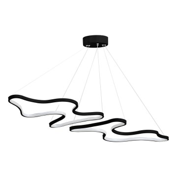 LED Люстра на тросах DUPLE ARTISAN LED/80W/230V 6500K черный