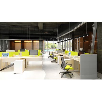 LED-люстра на тросе 44 Вт/230 В 4000 К 120 см черная