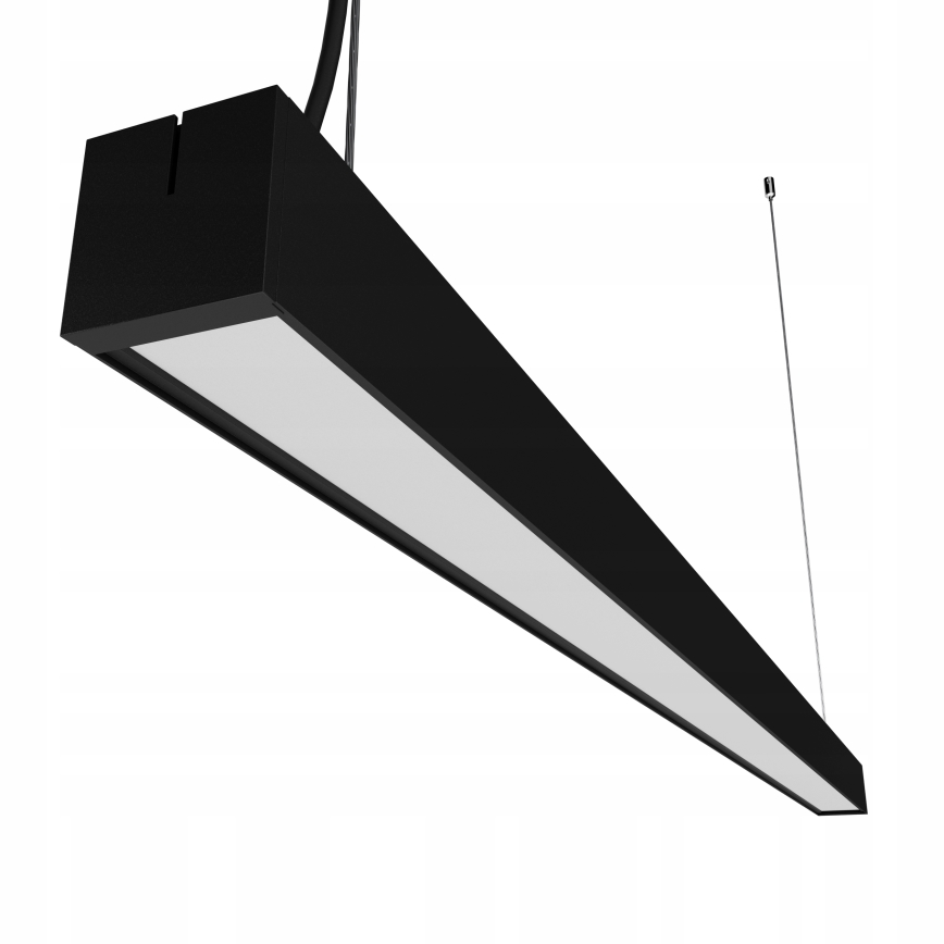 LED-люстра на тросе 44 Вт/230 В 4000 К 120 см черная