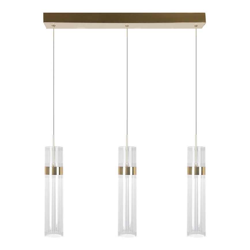 LED люстра на тросе AMBIENTE 3xLED/6W/230V 3000/4000/6000K золотая