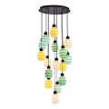 LED-люстра на тросе CACTUS 16xLED/3,12W/230V 3000K зелёная/жёлтая/белая