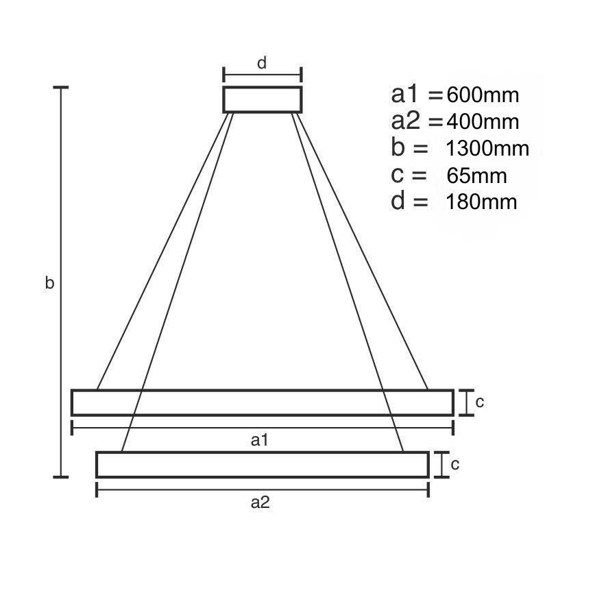 Светодиодная регулируемая кристальная люстра на тросе LED/65W/230V 3000-6500K глянцевый хром + пульт дистанционного управления