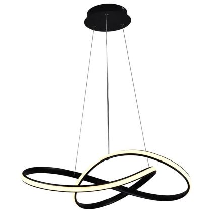 Светодиодная регулируемая люстра на тросе LED/70Вт/230В 3000-6500К диам. 55 см + пульт дистанционного управления