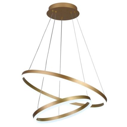 Светодиодная регулируемая люстра на тросе LED/70 Вт/230 В 3000-6500K диаметр 60 см + пульт дистанционного управления