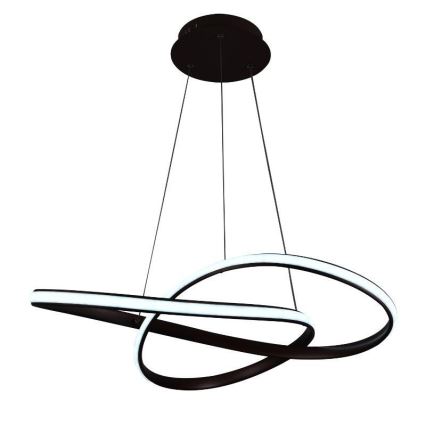 Светодиодная регулируемая люстра на тросе LED/70 Вт/230 В 3000-6500K диаметр 60 см + пульт дистанционного управления