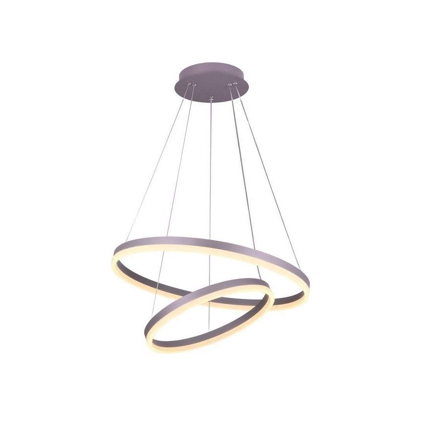 Светодиодная регулируемая люстра на тросе LED/70 Вт/230 В 3000-6500K диаметр 60 см + пульт дистанционного управления