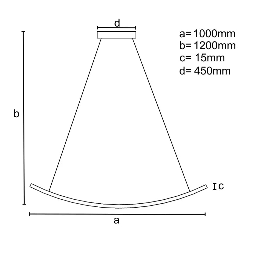Светодиодная регулируемая люстра на тросе LED/70W/230V 3000-6500K с дистанционным управлением