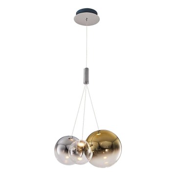 LED-люстра на тросе ENNA 3xG9/5W/230V 3000K дымчатая/золотая