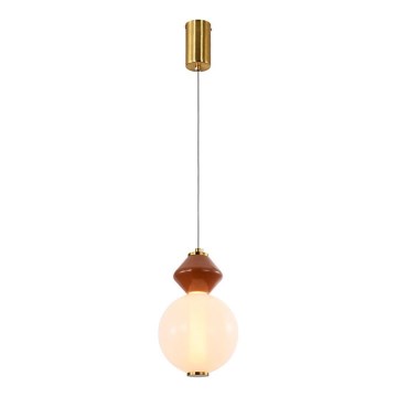 LED-люстра на тросе FLORES LED/7W/230V золотая/коричневая