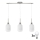 LED-люстра на тросе HARMA 3xE27/60W/230V матовый хром/белый