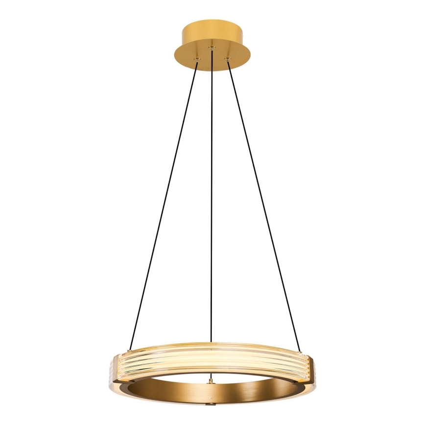 LED люстра на тросе JESI LED/22 Вт/230 В 3000 К диам. 40 см золотая