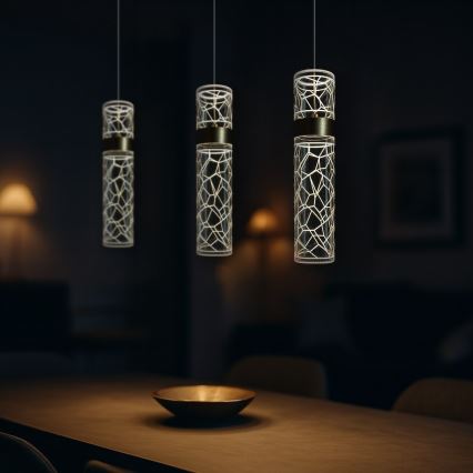 LED-люстра на тросе LAGOS LED/24W/230V золотая