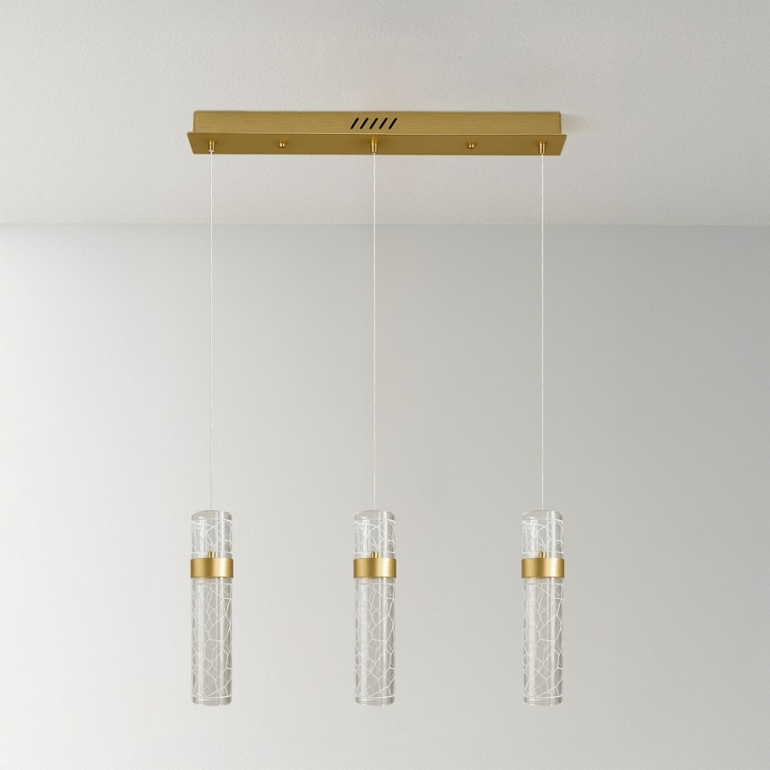 LED-люстра на тросе LAGOS LED/24W/230V золотая
