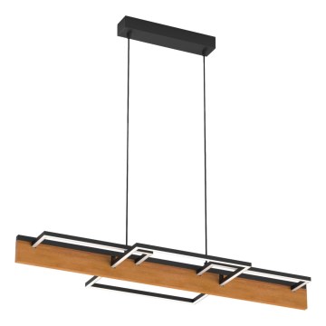 LED-люстра на тросе LARYSA LED/35W/230V, сосна