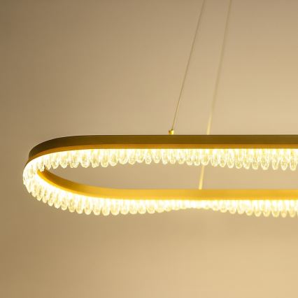 LED-люстра на тросе LED/45W/230V золотая