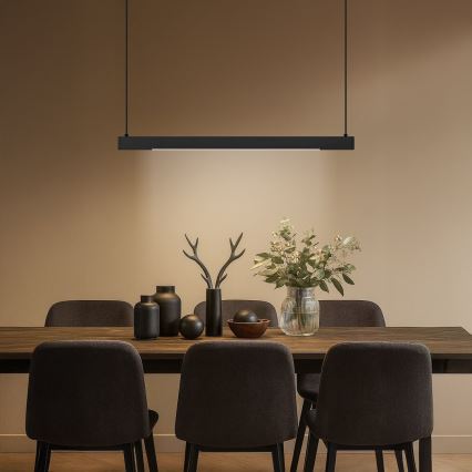 LED люстра на тросе LINEA LED/36W/230V 3000/4000/5700K CRI 90 чёрная
