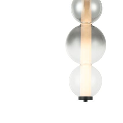 LED-люстра на тросе LUMMI LED/19W/230V чёрный/дымчатый