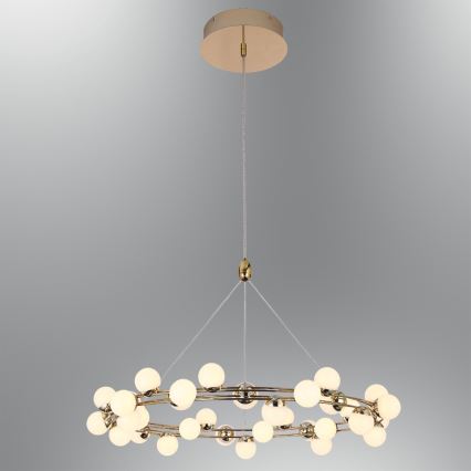LED-люстра на тросе MARS LED/50W/230V 3000K, золотая