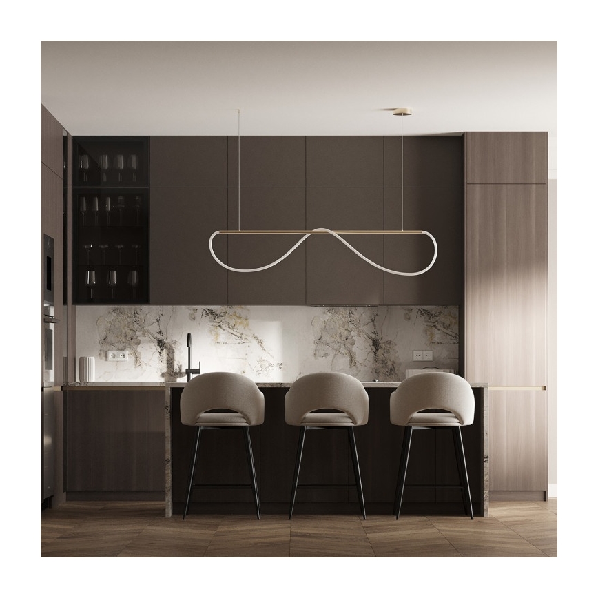 LED-люстра на тросе MELECA LED/36W/230V 3000/4000/6000K 160 см золотая